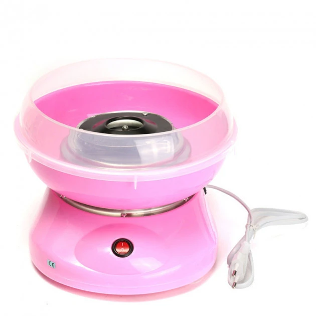 Апарат для приготування солодкої вати Cotton Candy Maker рожевий (12)