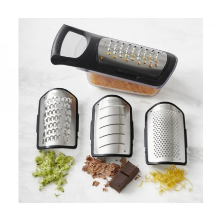 Овочерізка терка ручна SOFT TOUCH CONTAINER 4в1 Чорна (50)