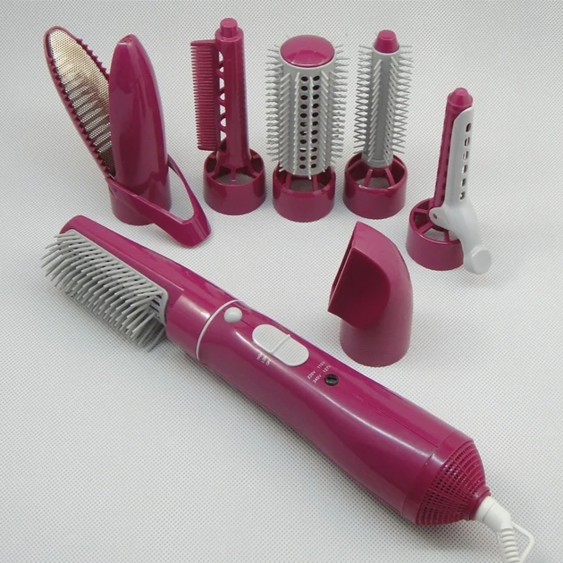 Фен щітка 10 в 1 Fullcome Hair Styler ST300 Професійний багатофункціональний стайлер для випрямлення та завивки волосся (10346)