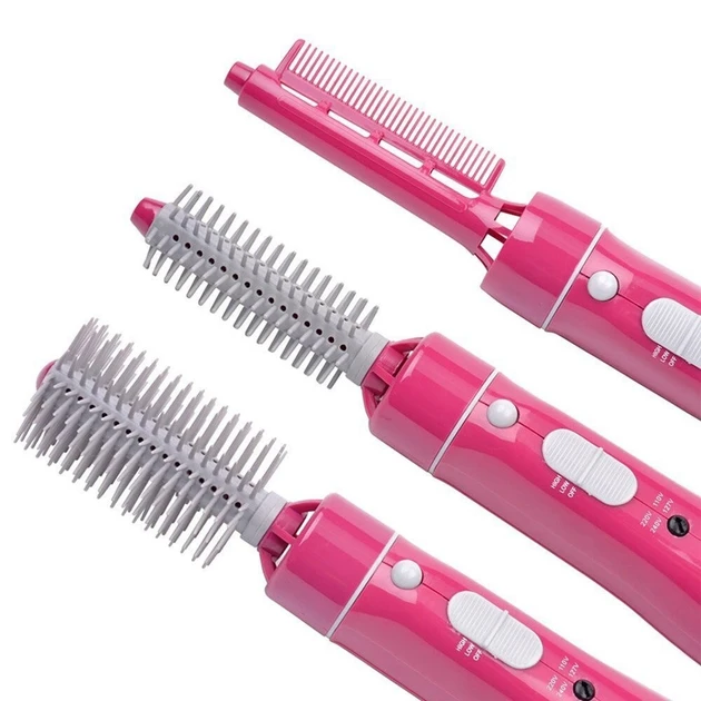Фен щітка 10 в 1 Fullcome Hair Styler ST300 Професійний багатофункціональний стайлер для випрямлення та завивки волосся (10346)
