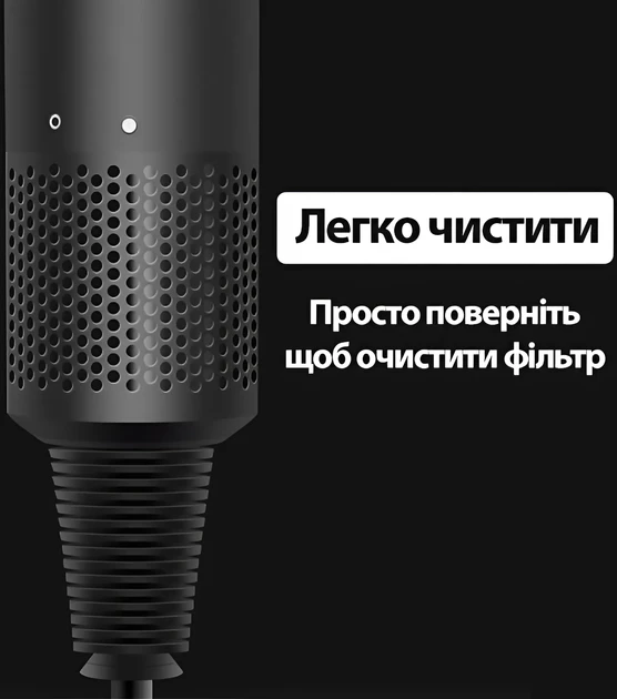 Професійний фен Supersonic Hair Dryer 5 в 1 PRO з турборежимом та іонізацією з 5 насадками для укладання (10)