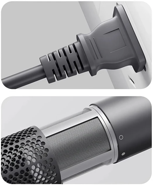 Професійний фен Supersonic Hair Dryer 5 в 1 PRO з турборежимом та іонізацією з 5 насадками для укладання (10)