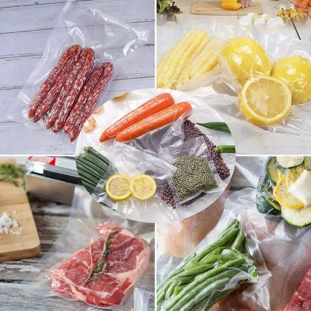 Пакети для вакууматора гофровані для вакуумного пакування рифлені в рулоні 5 м х 20 см (100)