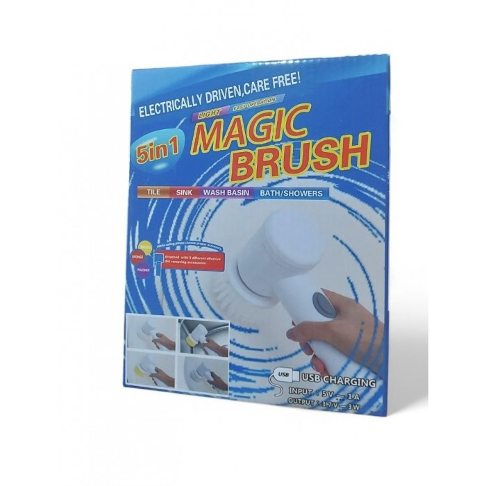 Електрична щітка для прибирання Magic Brush 5В1 з насадками (60)