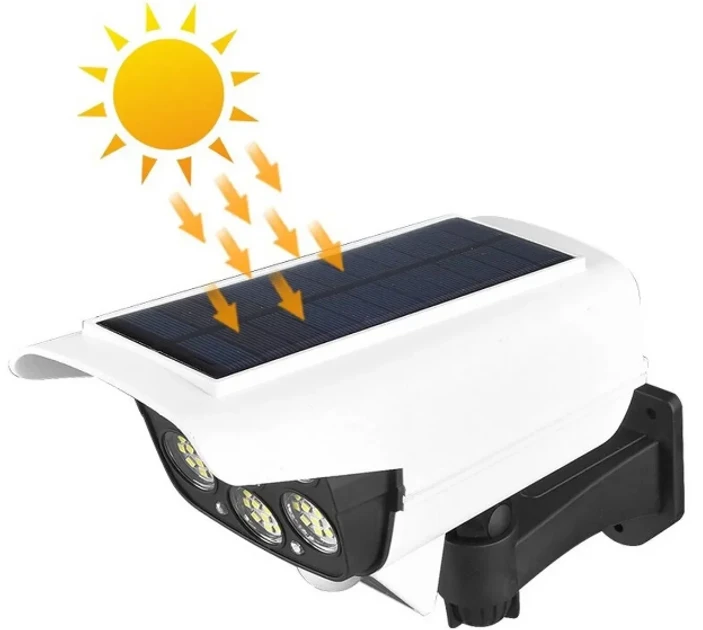 Муляж камера+прожектор Белый 7 LED Solar Sensor Light (80)