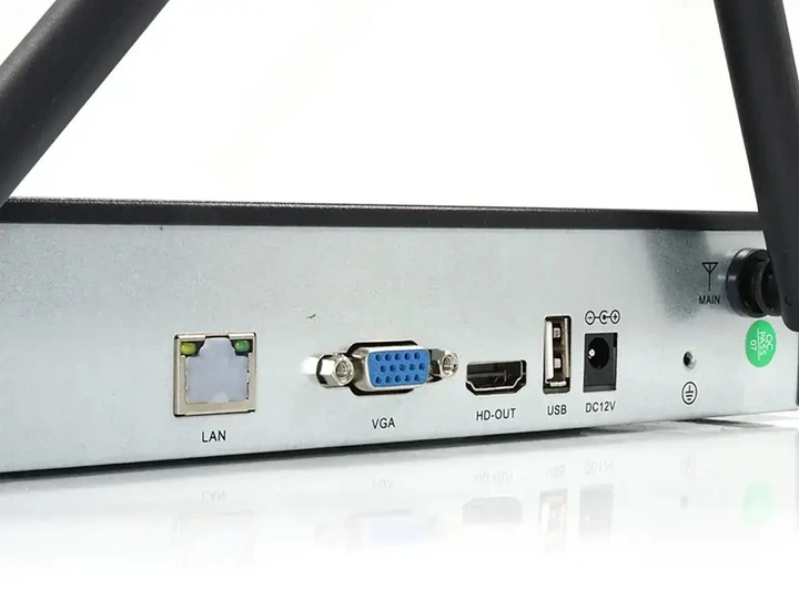 Набор камер видео-наблюдения 5G Kit (4 беспроводных камер + сетевой видео регистратор) WiFi 4ch NVR/DVR (6)