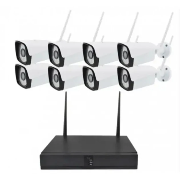 Комплект камер видеонаблюдения 8 камеры 5G WIFI KIT NVR Wi-Fi Набор из 8 шт (4)