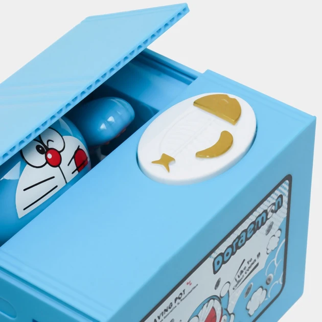 Детская интерактивная копилка DORAEMON для монет, на батарейках (60)