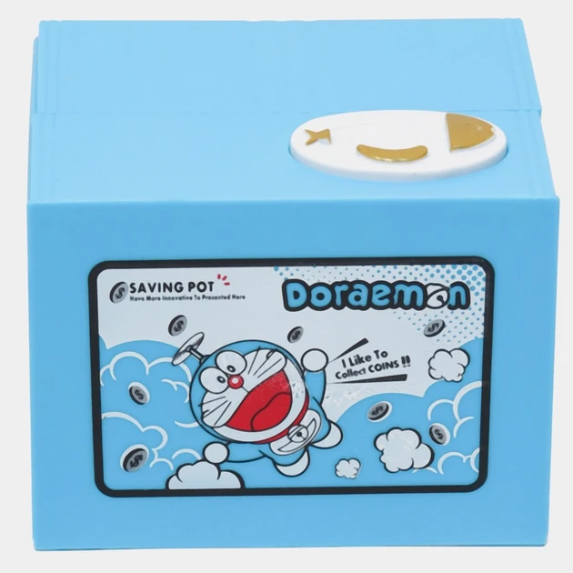 Детская интерактивная копилка DORAEMON для монет, на батарейках (60)