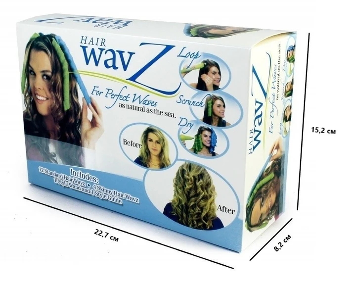 Чарівні бігуді для волосся Hair Wavz (100)