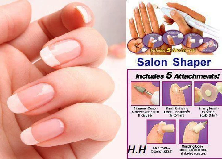 Набір для манікюру, фрезер для нігтів Salon Shaper + 5 насадок (60)