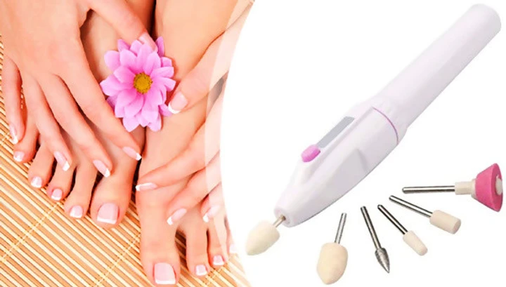 Набір для манікюру, фрезер для нігтів Salon Shaper + 5 насадок (60)