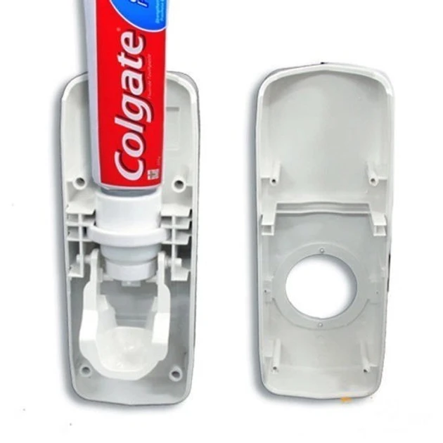 Пластмасовий дозатор для зубної пасти та тримач для зубної щітки Toothpaste Dispense (120)