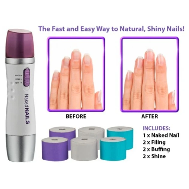 Прилад для полірування та шліфування нігтів Naked Nails