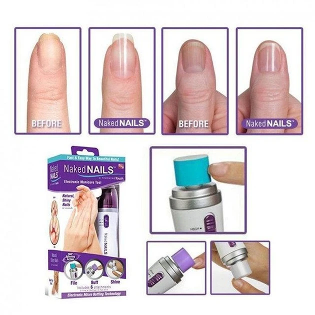 Прилад для полірування та шліфування нігтів Naked Nails