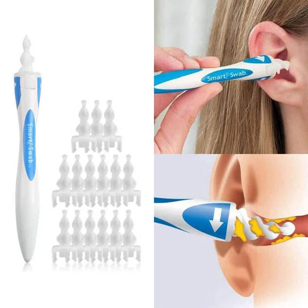 Силіконовий засіб для чищення вух Smart Swab доглянутість (200)