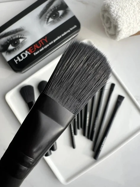 Набір пензлів HUDA BEAUTY face and eyes wet powder makeup brush 12 шт (160)