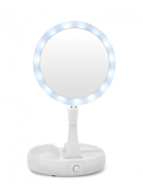 Косметическое настольное зеркало для макияжа с LED подсветкой My Foldaway Mirror (48)