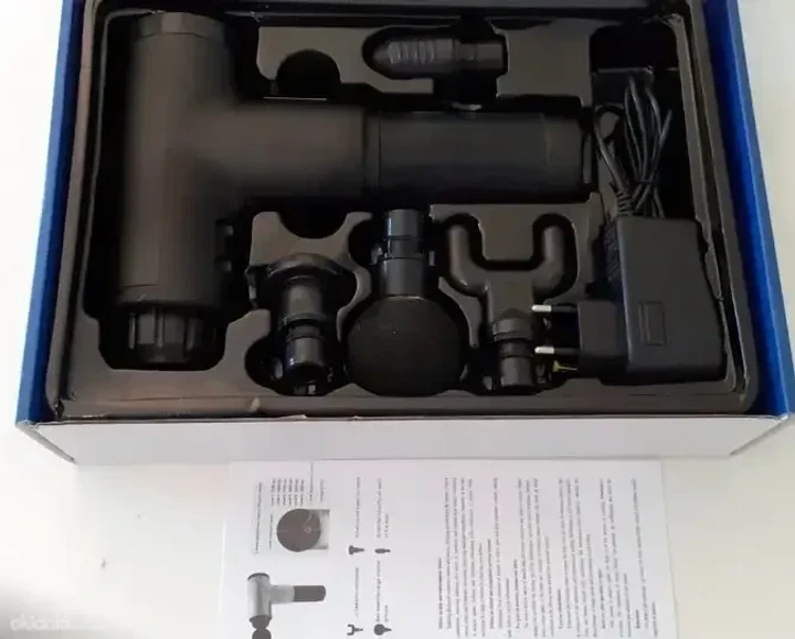 Аккумуляторный массажер для тела Fascial Gun (32)