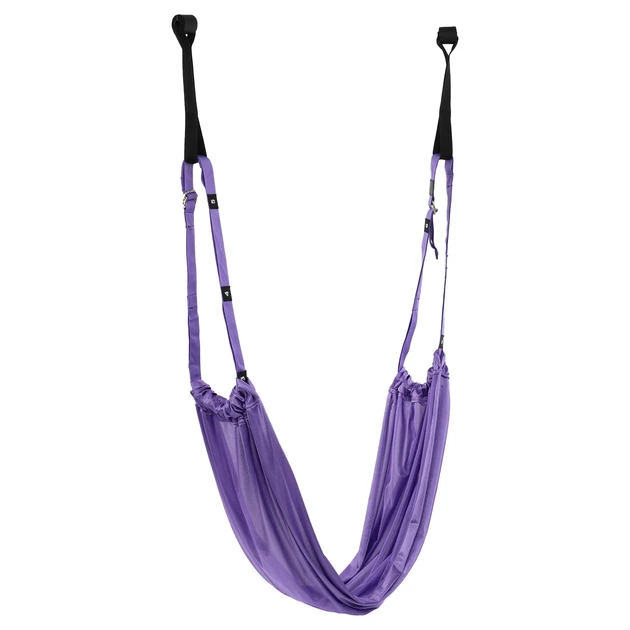 Гамак-резинка с ремнями для аэройоги Air Yoga Rope, подвесной регулируемый гамак для йоги и фитнеса (60)
