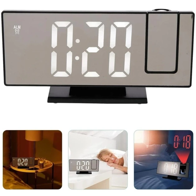Годинник настільний Led Mirror Clock з проекцією (80)