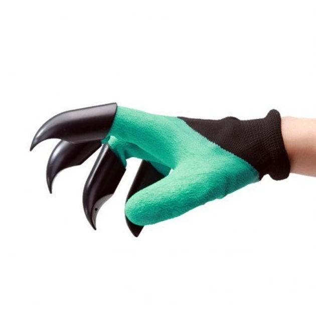Рукавиці для садівництва та городу з пазурами, гумові GARDEN GLOVE (200)