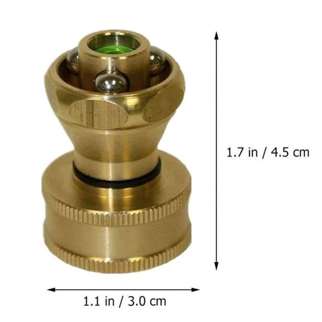 Насадка-розпилювач води Schmidt Brass Nozzle, насадка розпилювач на шланг для поливання (100)