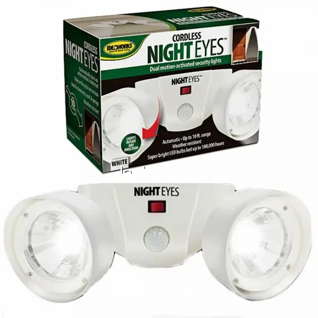 Бездротовий ліхтар на стіну вуличний світильник Cordless Night Eyes з датчиком руху (60)