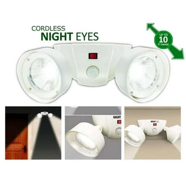 Бездротовий ліхтар на стіну вуличний світильник Cordless Night Eyes з датчиком руху (60)