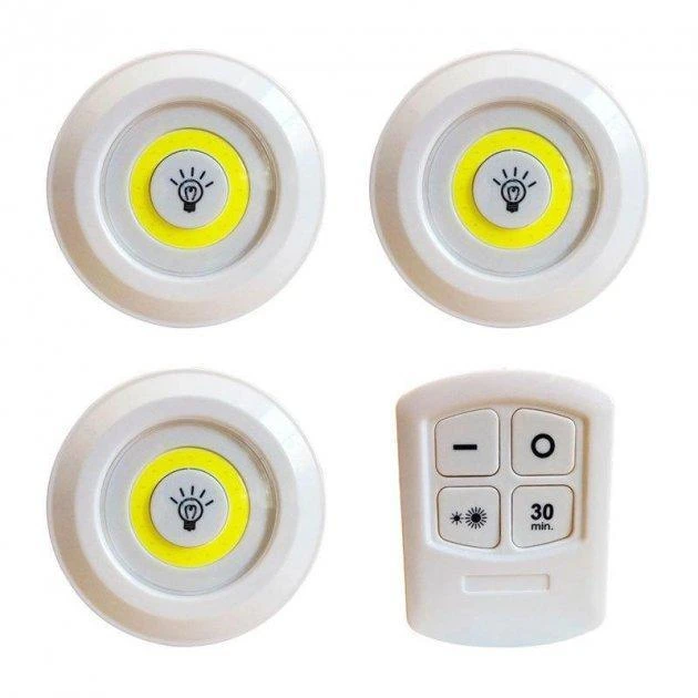 Світлодіодний сенсорний нічник з пультом LED light with Remote Control набір 3 шт (80)