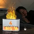 Увлажнитель воздуха ночник с гималайской солью аромадиффузор с имитацией пламени 4в1 от USB сенсорное управление (30)