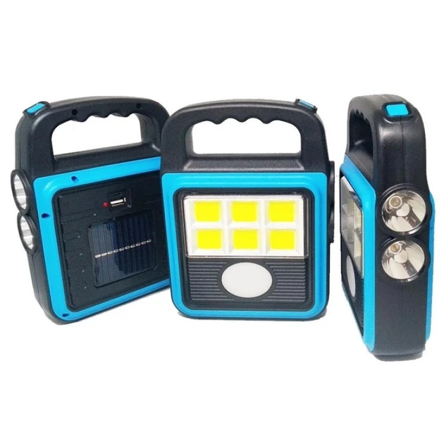 Ліхтар прожектор USB із сонячною панеллю та повербанком Solar LED light HS-8020 (60)