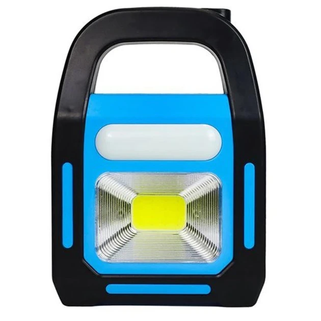 Ліхтар кемпінг переносний HB-9707A-1LED+COB+LED, power bank, Li-Ion акум., сонячна батарея, ЗП microUSB (60)