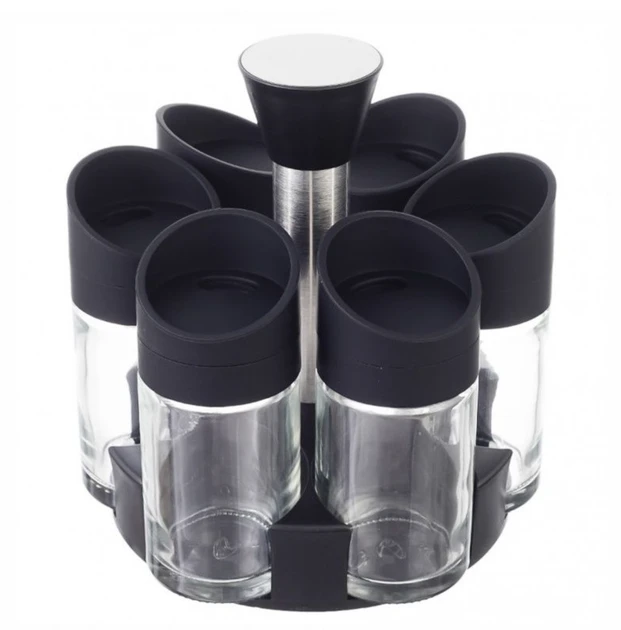 Набір ємностей для спецій на підставці Spice Carousel Rack Set (36)