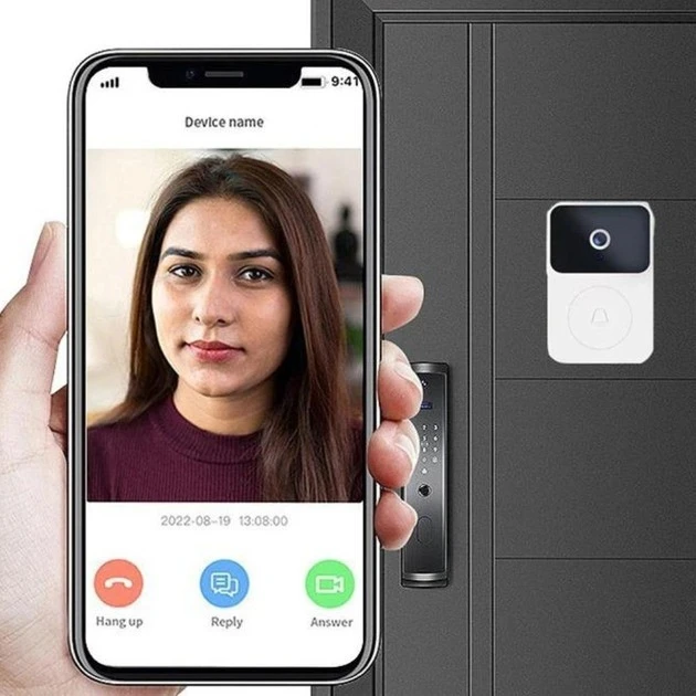 Беспроводной дверной видеозвонок Wi-Fi Mini Doorbell M6, Умный аккумуляторный звонок (100)