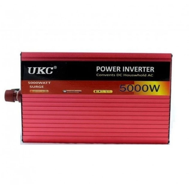Перетворювач напруги авто інвертор AC/DC UKC 12V / 220 V / 5000 вт (10)