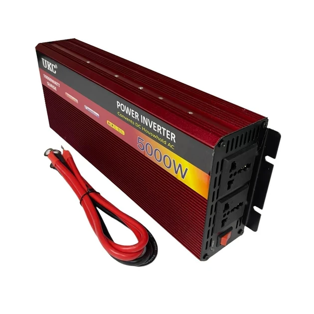 Перетворювач напруги авто інвертор AC/DC UKC 12V / 220 V / 5000 вт (10)