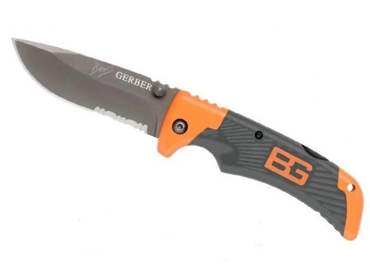 Нож Складной Gerber Bear Grylls Scout раскладной большой в чехле 22 см. (240)