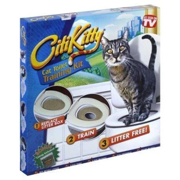 Система привчання кішок до унітаза Citi Kitty Cat Toilet Training (24)