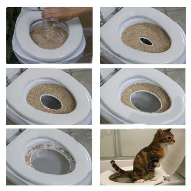 Система привчання кішок до унітаза Citi Kitty Cat Toilet Training (24)