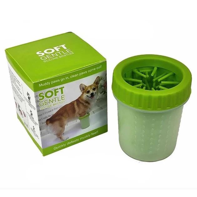 Лапомийка для собак Soft Gentle склянка для миття лап тварин 15 см (60)