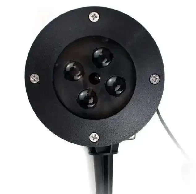 Вуличний лазерний проєктор із малюнками Festival Projection Lamp 12 pictures star shower (30)