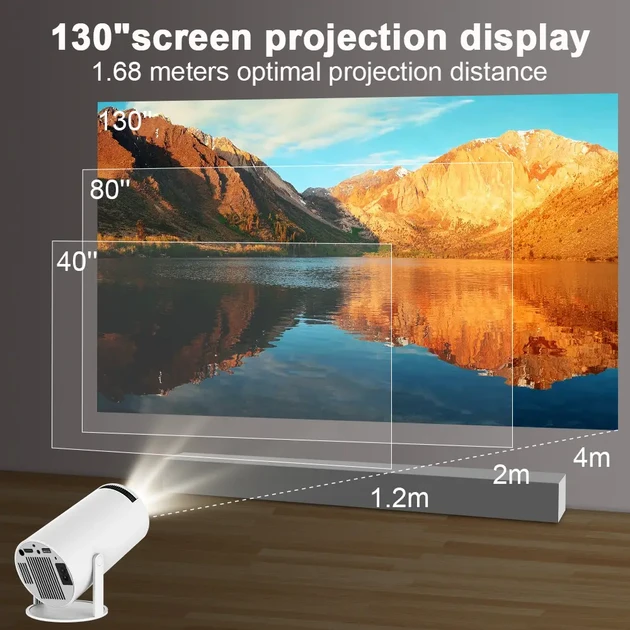 Проектор Magicube Transpeed HY300 4K/ Android 11/ WiFi 6 smart tv домашній кінотеатр (20)
