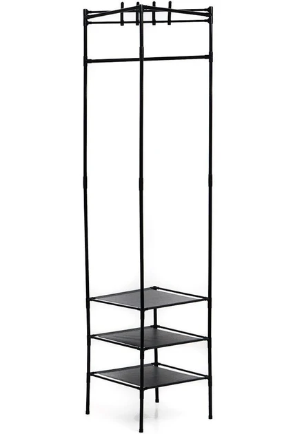 Кутовий вішак для одягу та взуття Corner Coat Rack Multifunctional YH6606 (20)