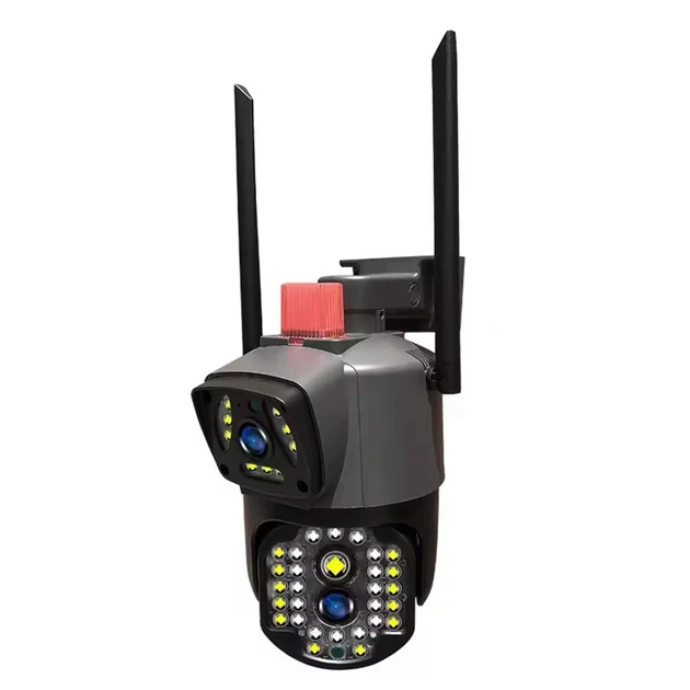 IP-камера відеоспостереження V380 V10 4G Wi-Fi 2 об'єктива 4MP+4MP з віддаленим доступом (24)