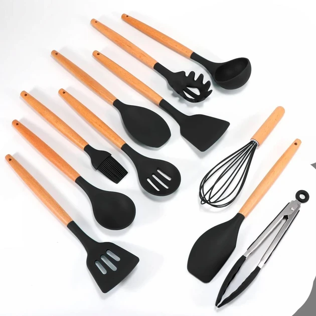 Набір кухонного приладдя 12 предметів Kitchen Set 5 кольорів (24)