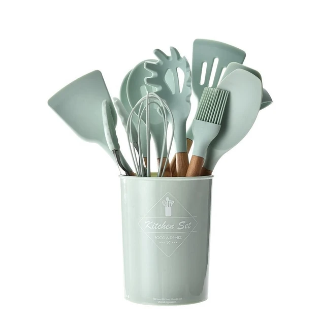 Набір кухонного приладдя 12 предметів Kitchen Set 5 кольорів (24)