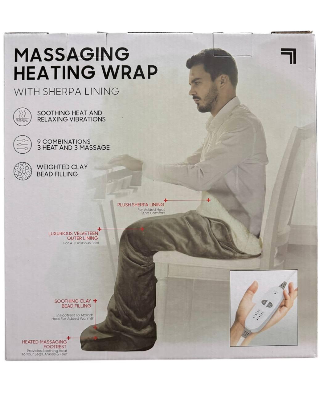 Массажное согревающее одеяло 9 режимов Massaging heating wrap (30)