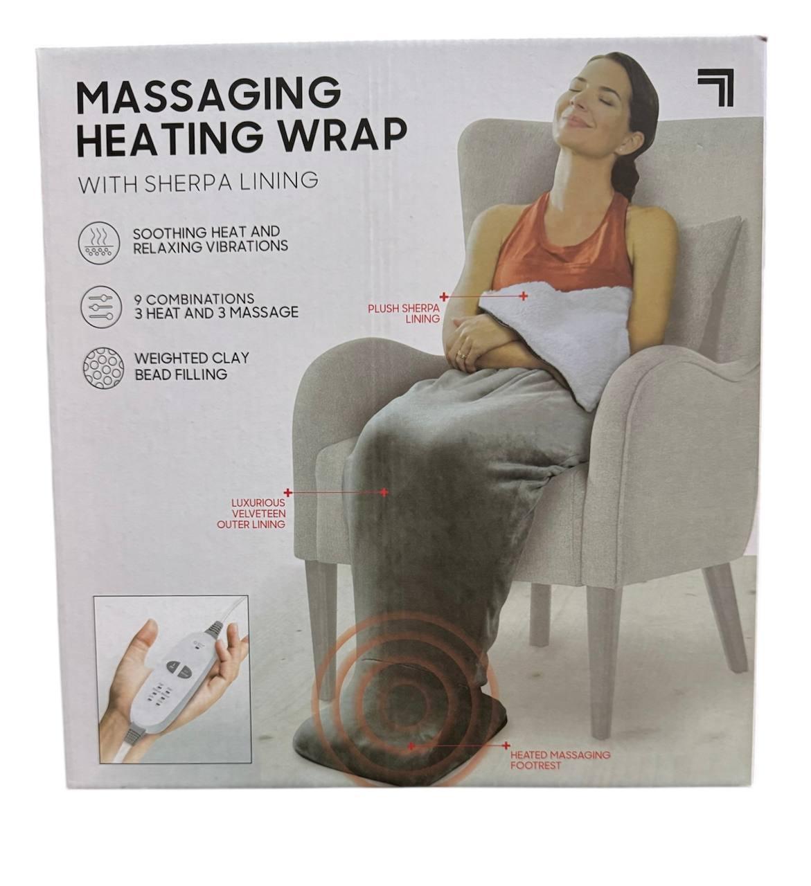 Массажное согревающее одеяло 9 режимов Massaging heating wrap (30)