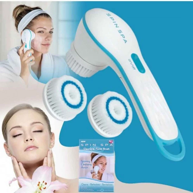 Щітка масажна для чищення обличчя і тіла Spin Spa Face (60)